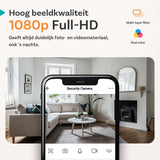 Beveiligingscamera - Voor binnen en buiten -1080p Full HD Beeldresolutie