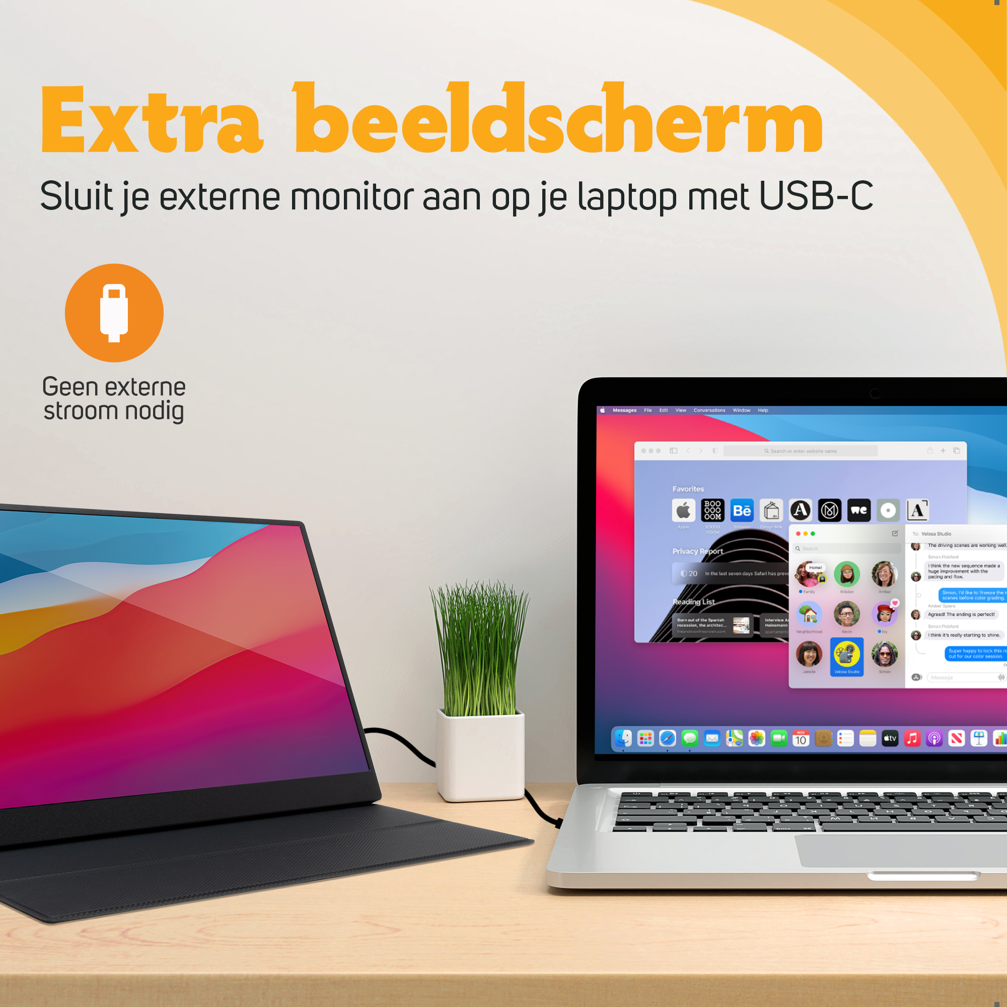 Portable monitor 14.5 inch