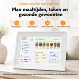 FotoCube Premium Digitale Gezinskalender met Touchscreen -Slimme Familieplanner & Digitale Fotolijst 32GB - WiFi - Google & iCloud Sync