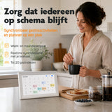 FotoCube Premium Digitale Gezinskalender met Touchscreen -Slimme Familieplanner & Digitale Fotolijst 32GB - WiFi - Google & iCloud Sync