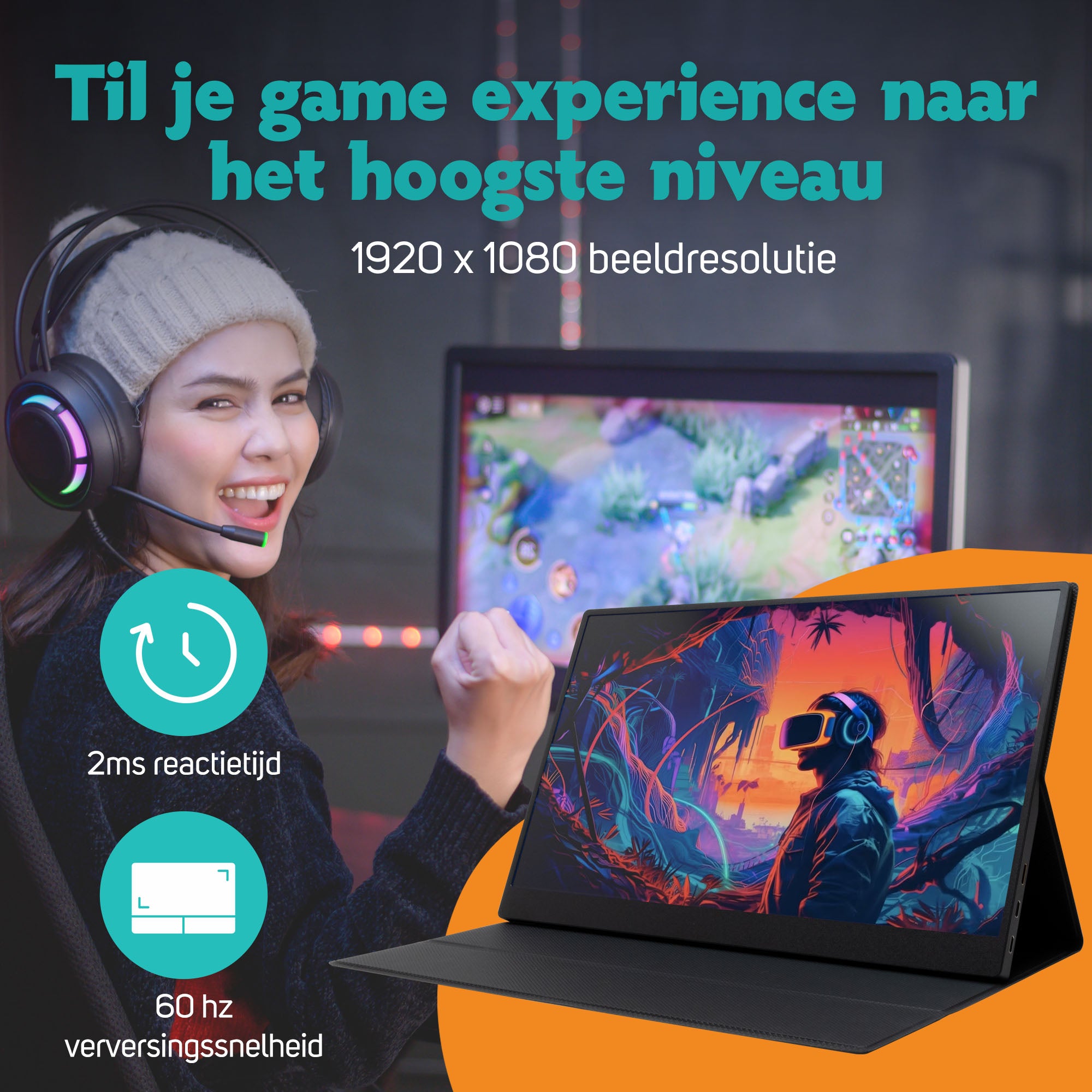 Portable monitor 18.5 inch