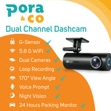 Dashcam Dual Lens 4K – Voor & Achter Camera