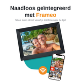 Digitale Fotolijst Zwart Met Wifi & Frameo App - 25.4cm