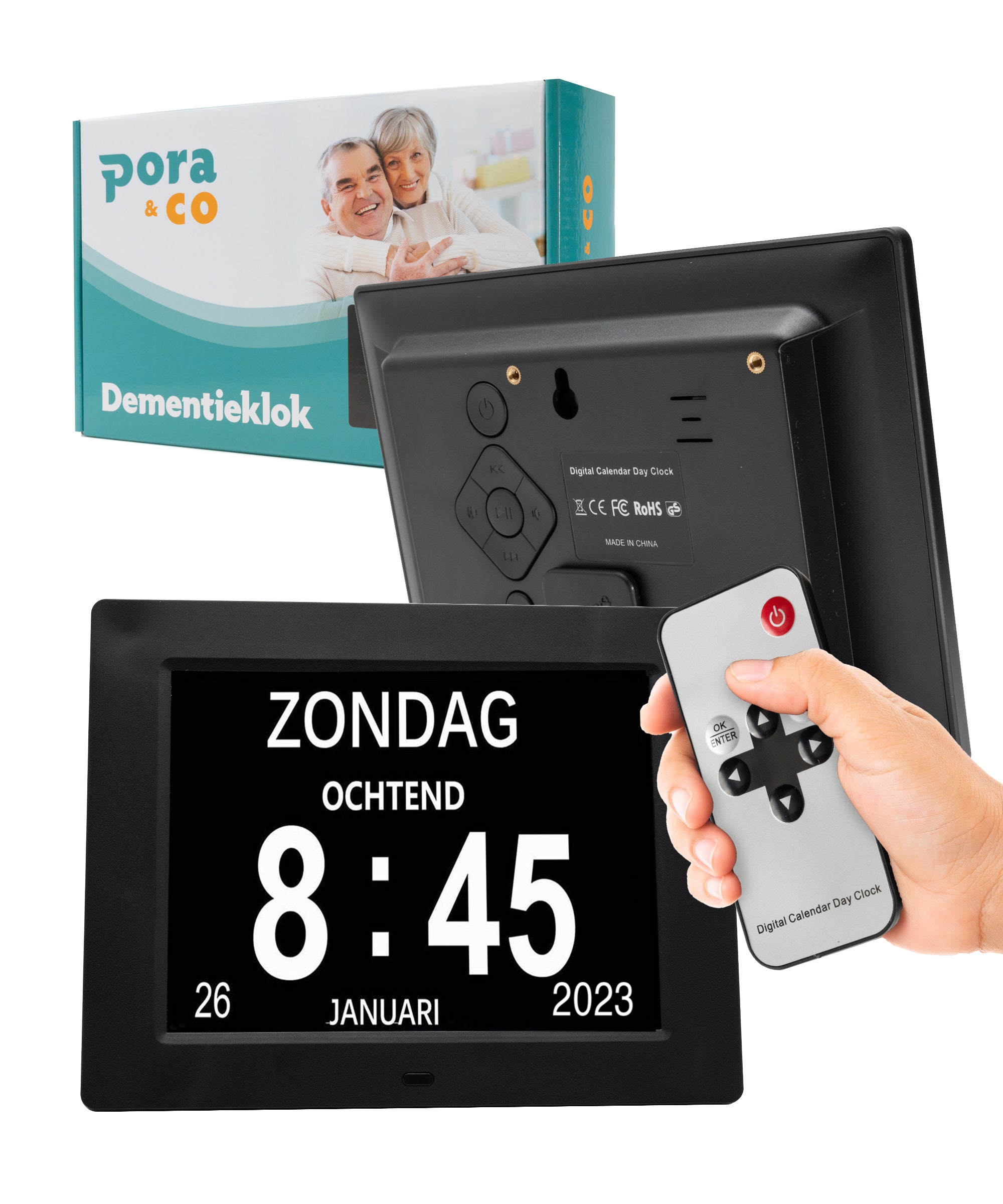 Dementieklok 18cm - Elektronica