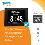 Dementieklok 18cm - Elektronica