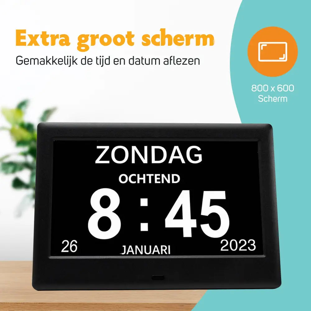 Dementieklok 20,3cm - Elektronica