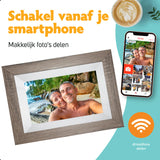Vanaf je smartphone foto's delen op de digitale fotolijst van Pora & Co