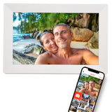 Digitale Fotolijst Wit Met Wifi & Frameo App - 25.4cm