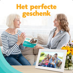 Digitale Fotolijst Wit Met Wifi & Frameo App - 25.4cm
