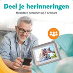 Meerdere personen hebben toegang tot de digitale fotolijst van Pora & Co