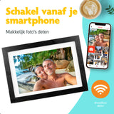 Vanaf je smartphone foto's delen op de digitale fotolijst van Pora & Co