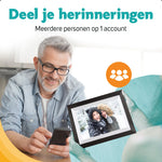 Meerdere personen hebben toegang tot de digitale fotolijst van Pora & Co