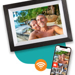 Pora & Co fotolijst uitgevoerd in zwart hout