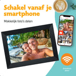 Vanaf je smartphone foto's delen op de digitale fotolijst van Pora & Co