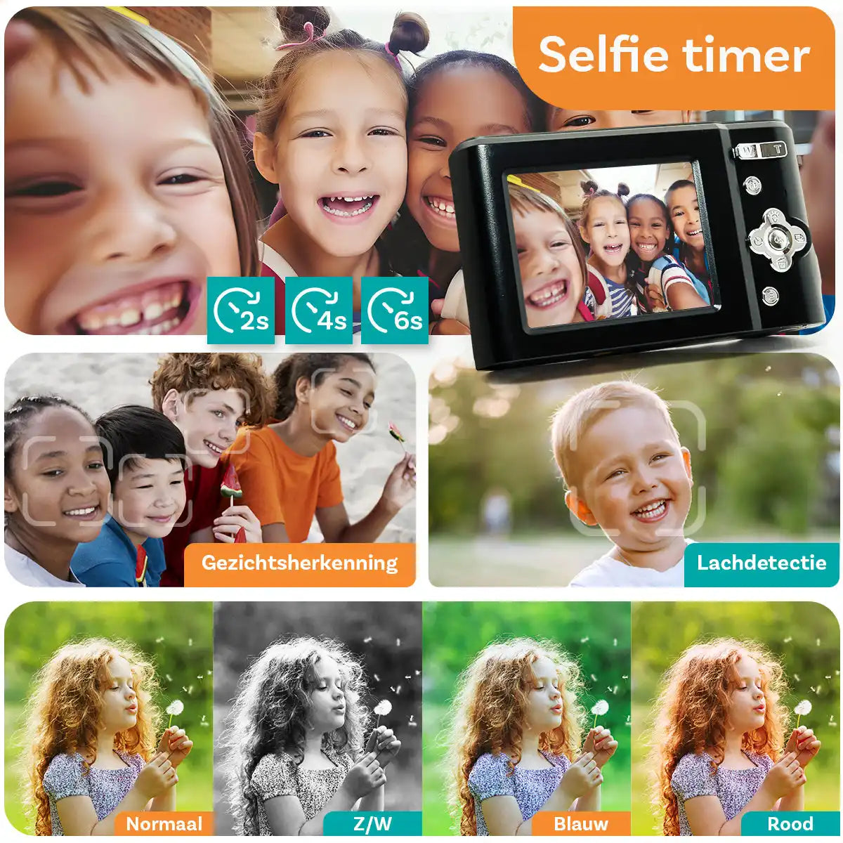 Digitale camera voor kinderen.