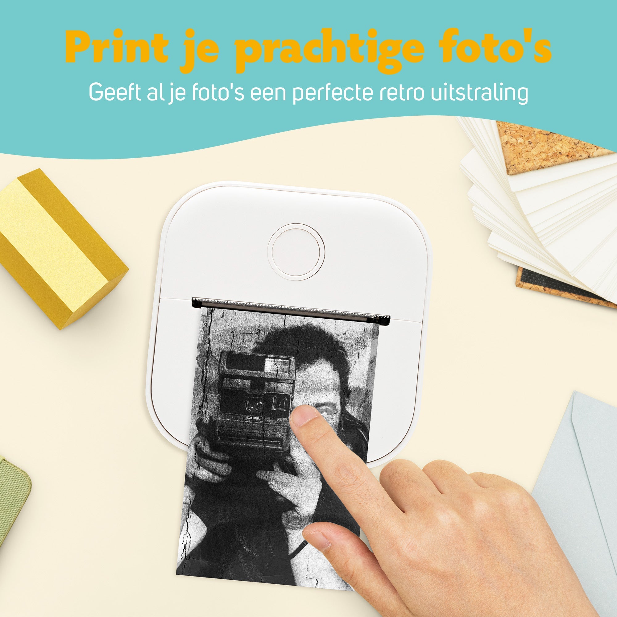 Mini Fotoprinter Voor Smartphone & pocket printer