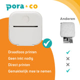 Mini Fotoprinter Voor Smartphone & pocket printer