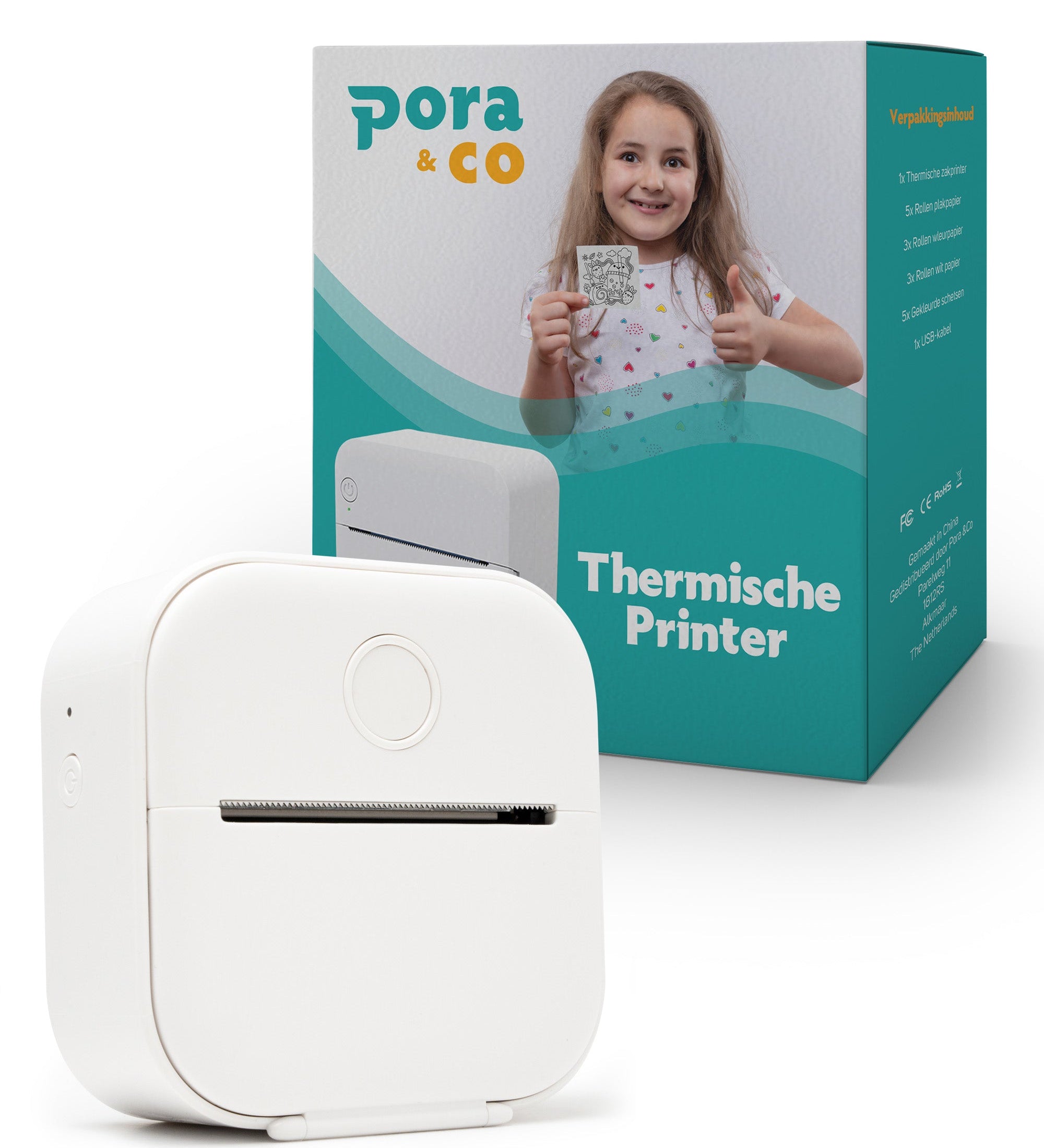Mini Fotoprinter Voor Smartphone & pocket printer