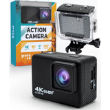 Pora&Co Action Camera 4K met EIS Waterdichte behuizing - Elektronica