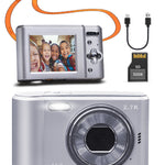 Pora&Co - Digitale Camera - Fototoestel - Digitale Fotocamera - Compact Camera - Vlog Camera - Voor Kinderen