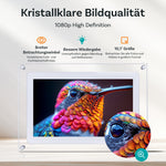 Pora&Co Digitale fotolijst 17.8 cm - Acryl - HD + - IPS display - USB-C - Touchscreen - Elektronica