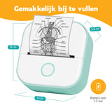 Pora&Co - Mini Fotoprinter Voor Smartphone - Licht groen