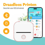 Pora&Co - Mini Fotoprinter Voor Smartphone - Roze