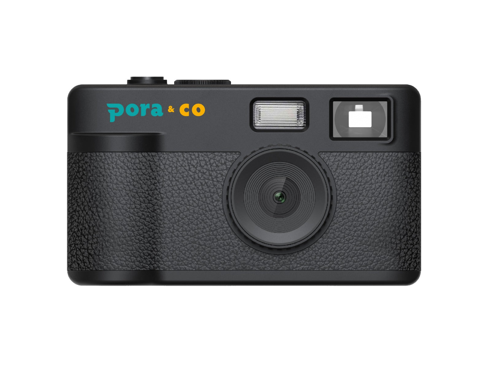 Digitale retro camera van Pora & Co in het zwart