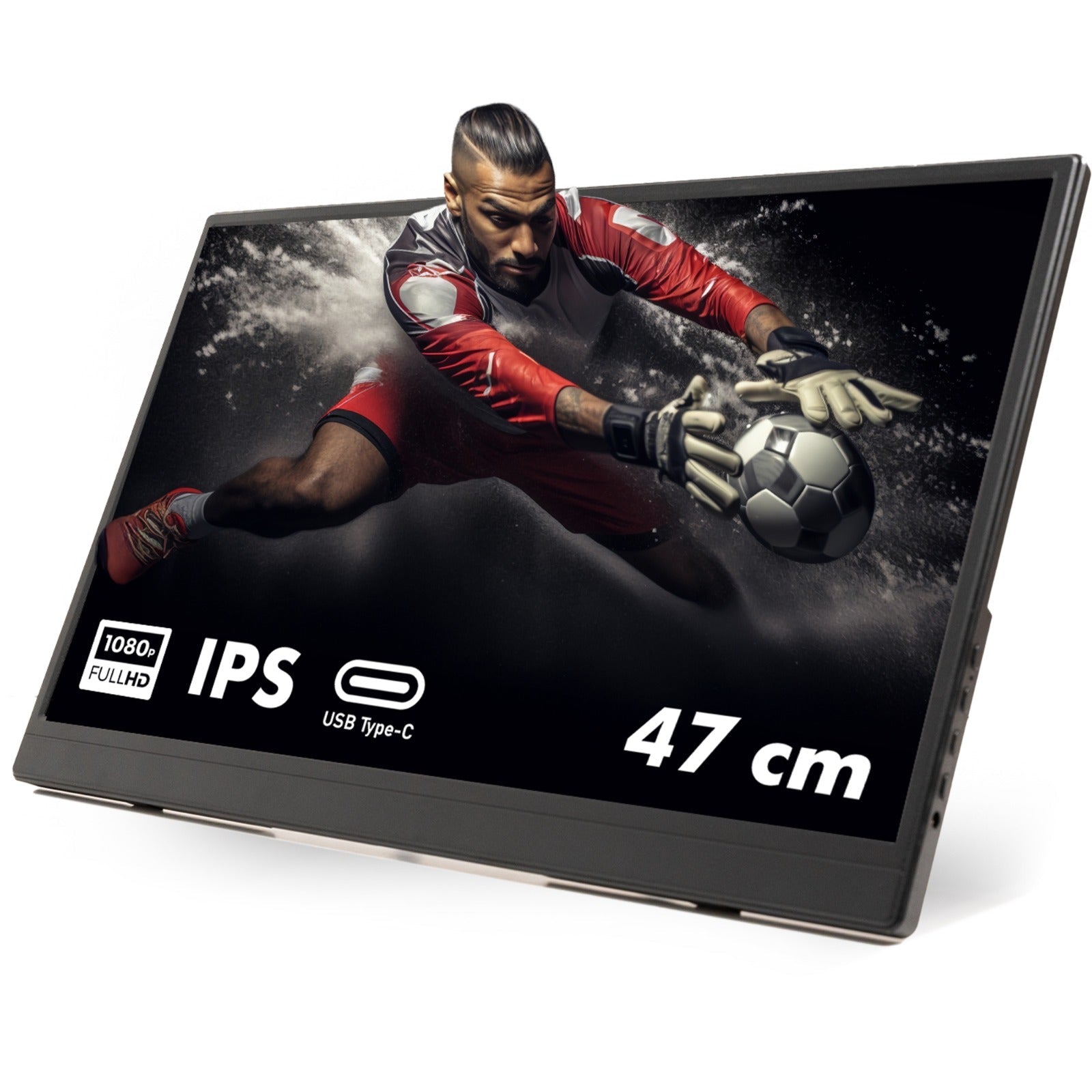 Draagbare gaming monitor 18.5 inch van Pora & Co