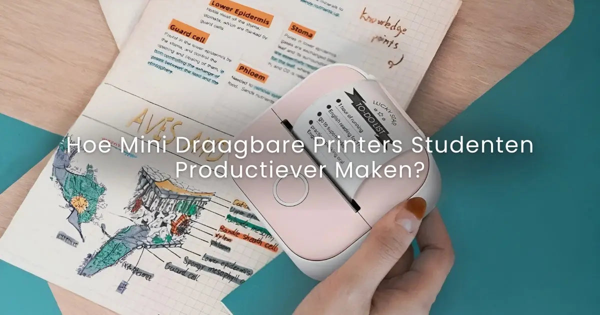 Hoe Mini Draagbare Printers Studenten Productiever Maken?