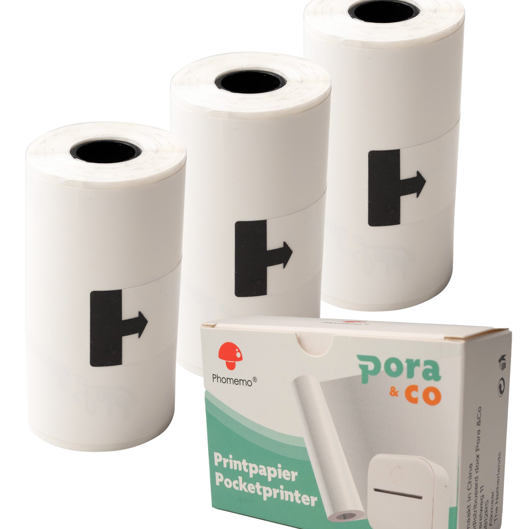 Stickerpapier navulrol voor mini-printer van Pora & Co