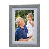 Digitale Fotolijst Wit/Silver Met Wifi & Frameo App - 25.4cm