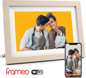 Digitale fotolijst Beige met Wifi en Frameo app - 25.4cm