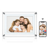 Pora&Co Digitale fotolijst 7 inch - Acryl - HD+ - IPS display - USB-C - Touchscreen