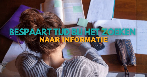 Bespaart Tijd Bij Het Zoeken Naar Informatie