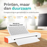 Thermische Printer A4 Wit/Oranje