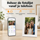 FotoCube Premium Digitale Gezinskalender met Touchscreen -Slimme Familieplanner & Digitale Fotolijst 32GB - WiFi - Google & iCloud Sync