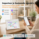 FotoCube Premium 15,6" – Slimme Digitale Gezinskalender & Fotolijst - Full HD Touchscreen - WiFi - 32GB