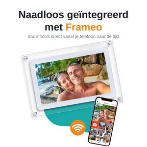 Digitale fotolijst 25.4cm - Acryl - HD+ - IPS display - USB-C - Touchscreen