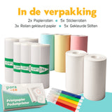 Fotopapier en stickerpapier navulling pocket printer - C15