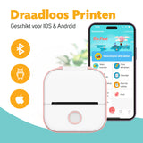 Pora&Co - Mini Fotoprinter Voor Smartphone - Roze