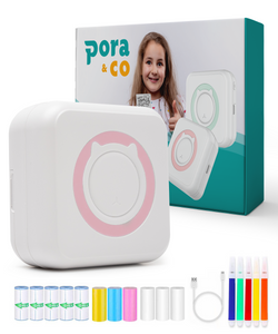 Mini Printer voor Mobiel - Fotoprinter voor Smartphone - Roze