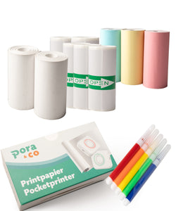 Fotopapier en stickerpapier navulling pocket printer - C15