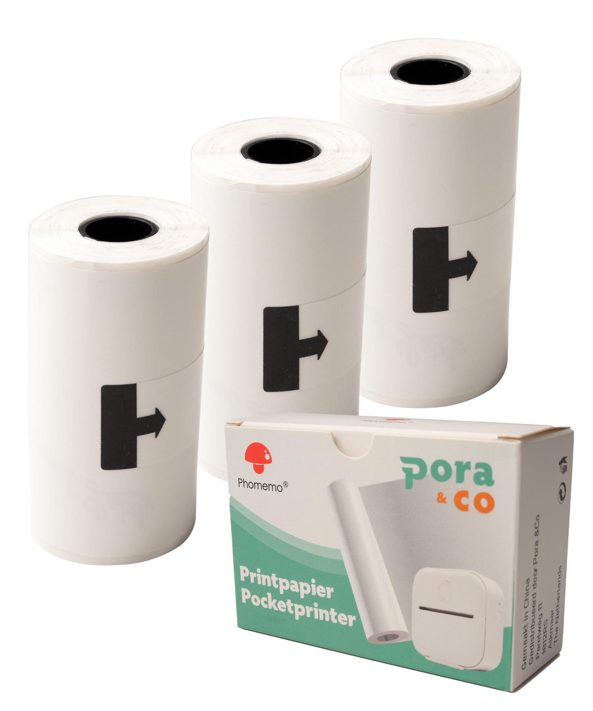 Stickerpapier - T02 model - Pora&Co - Pocket printer