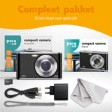 Digitale Camera 4K - Inclusief Geheugenkaart - Zwart