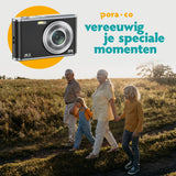 Digitale Camera 4K - Inclusief Geheugenkaart - Zwart