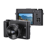 Compacte 5K Digitale Camera - Inclusief 32GB SD-Kaart - Zwart