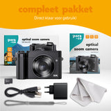 Compacte 5K Digitale Camera - Inclusief 32GB SD-Kaart - Zwart
