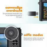 Compacte 5K Digitale Camera - Inclusief 32GB SD-Kaart - Zwart