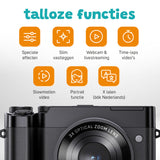Compacte 5K Digitale Camera - Inclusief 32GB SD-Kaart - Zwart